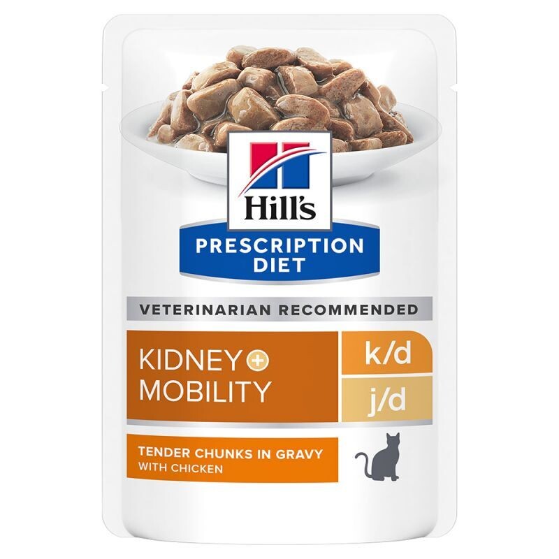 Hill&#39;s • Prescription Diet • Kidney Care • k/d + Mobility • with Chicken