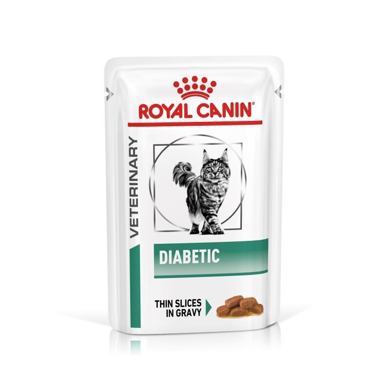 Royal Canin • Veterinary Feline • Diabetic • Thin slices in gravy