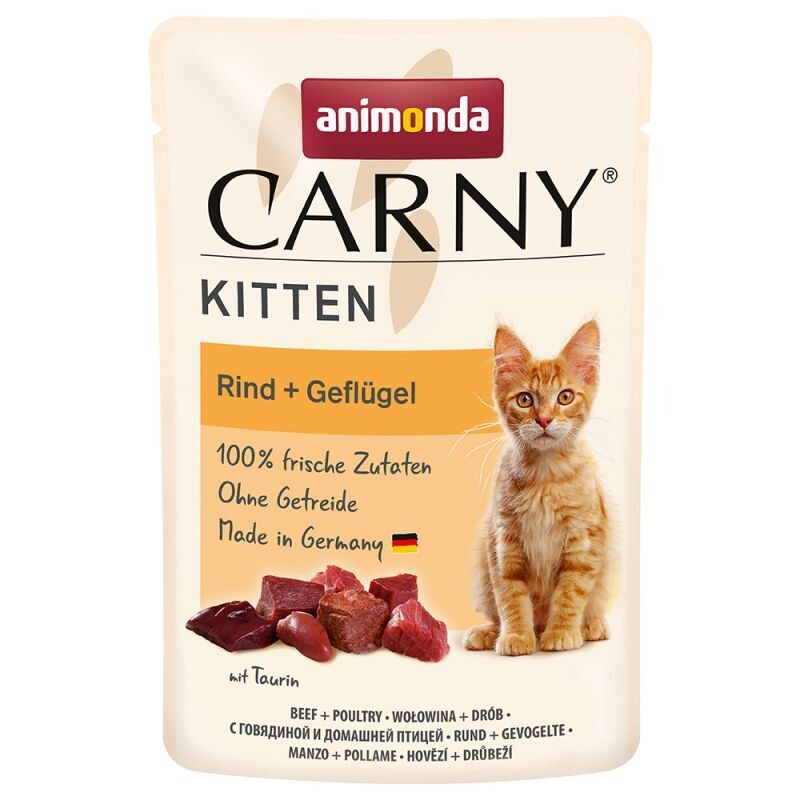 Animonda • Carny • Kitten • Rind & Geflügel