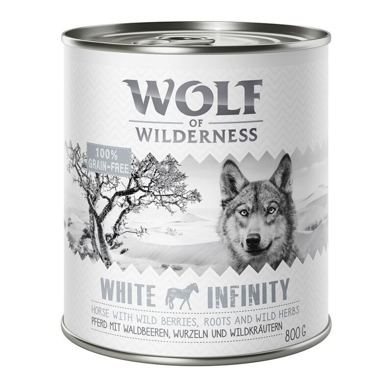 Wolf of Wilderness • Grain Free • White Infinity • Horse with Wild Berries, Roots and Wild Herbs
