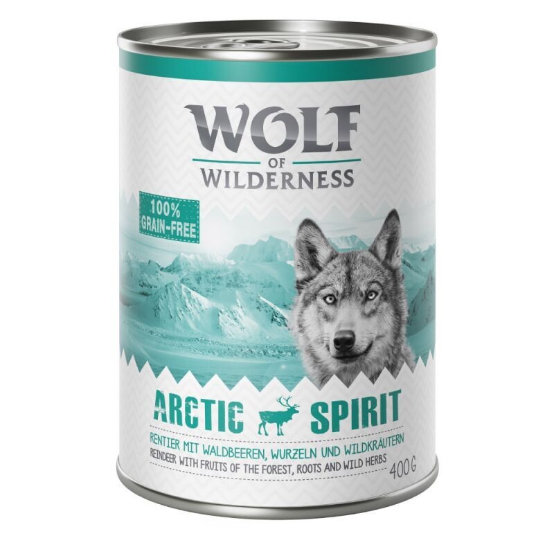 Wolf of Wilderness • Grain Free • Arctic Spirit • Reindeer with Fruits of The Forest, Roots and Wild Herbs