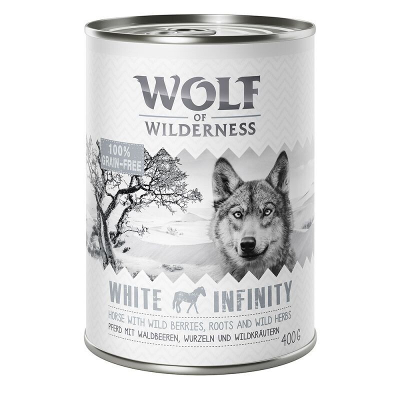 Wolf of Wilderness • Grain Free • White Infinity • Horse with Wild Berries, Roots and Wild Herbs