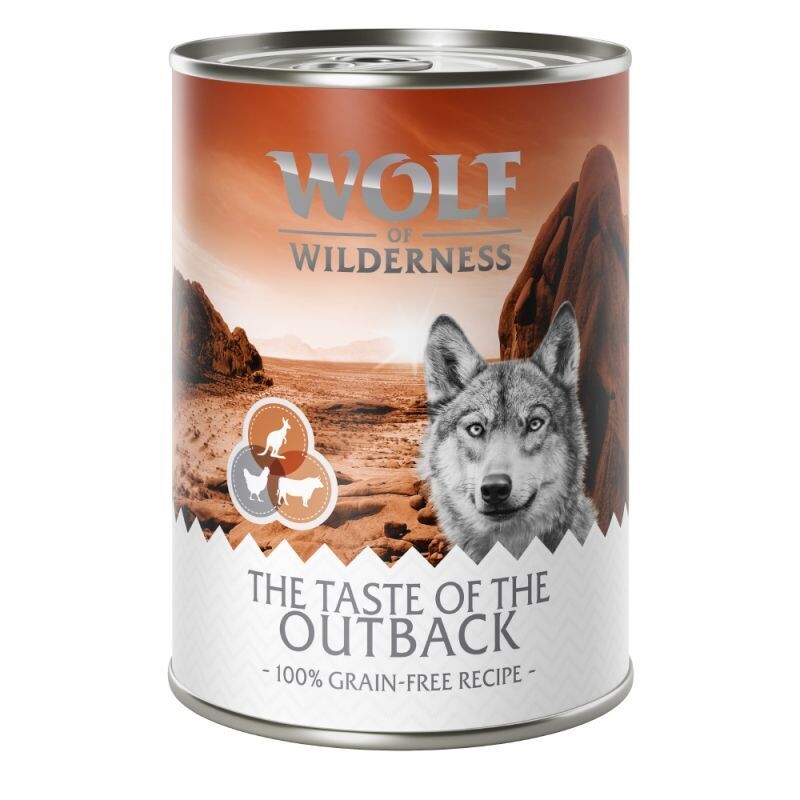 Wolf of Wilderness • The Taste of • the Outback • Chicken, Beef, Kangaroo