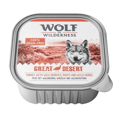 Wolf of Wilderness • Grain Free • Great Desert • Turkey with Wild Berries, Roots and Wild Herbs