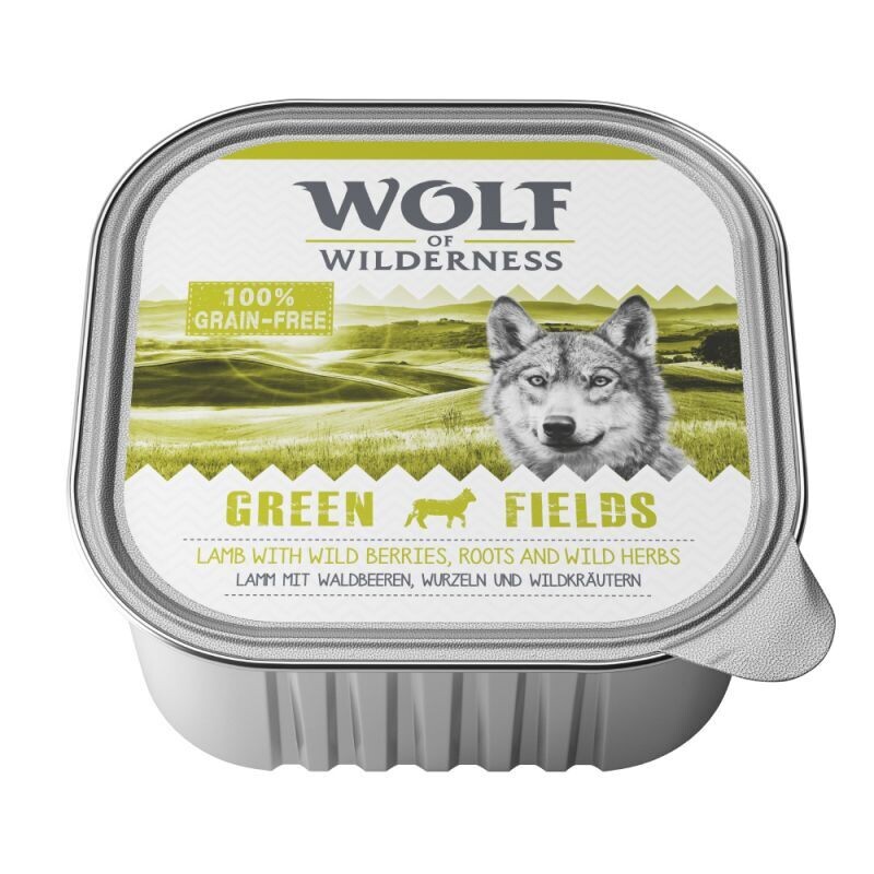 Wolf of Wilderness • Grain Free • Green Fields • Lamb with Wild Berries, Roots and Wild Herbs