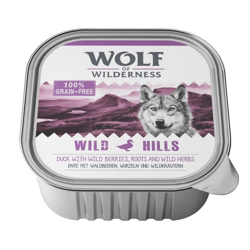Wolf of Wilderness • Grain Free • Wild Hills • Duck with Wild Berries, Roots and Wild Herbs