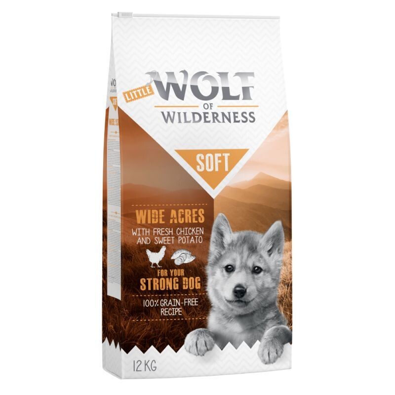 Wolf of Wilderness • Soft • Wide Acres • With Fresh Chicken and Sweet Potato • Puppy