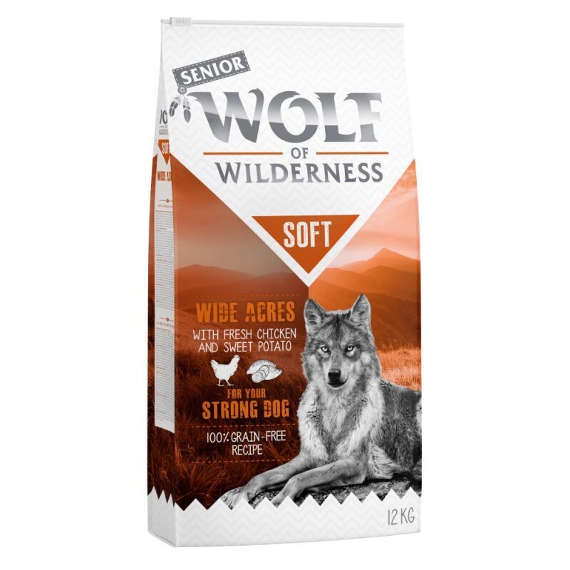 Wolf of Wilderness • Soft • Wide Acres • With Fresh Chicken and Sweet Potato • Senior