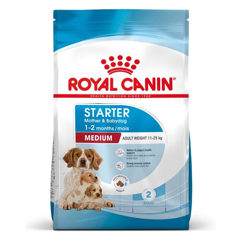 Royal Canin • Size Health Nutrition • Medium Starter Mother & Babydog