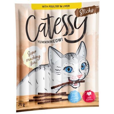 Catessy • Katzensticks • mit Geflügel &amp; Leber
