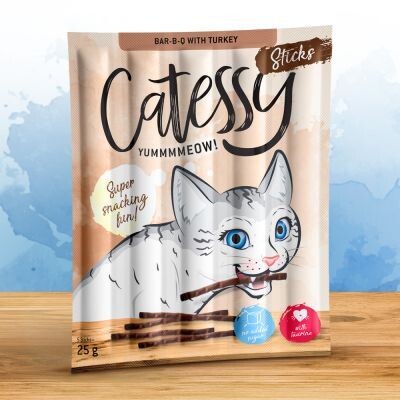 Catessy • Katzensticks • Bar-B-Q mit Pute