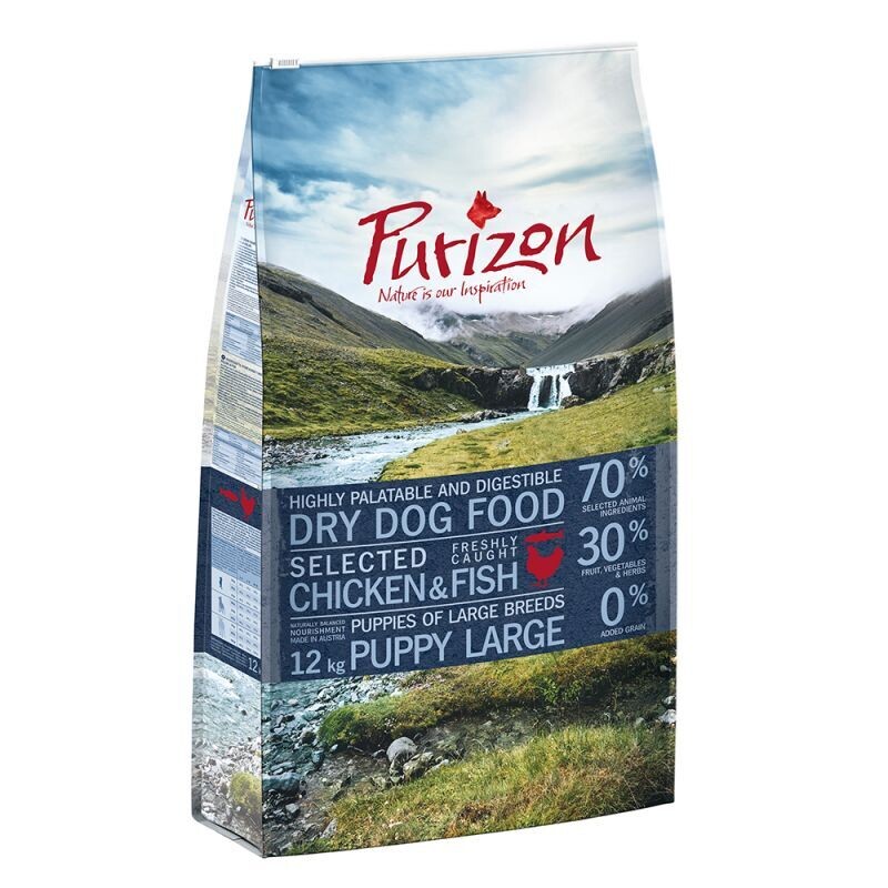 Purizon • Large • Grain-free • Chicken with Fish • Puppy