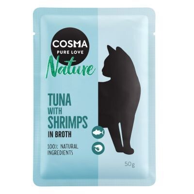 Cosma • Nature • in Broth • Tuna &amp; Shrimps