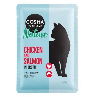 Cosma • Nature • in Broth • Chicken & Salmon