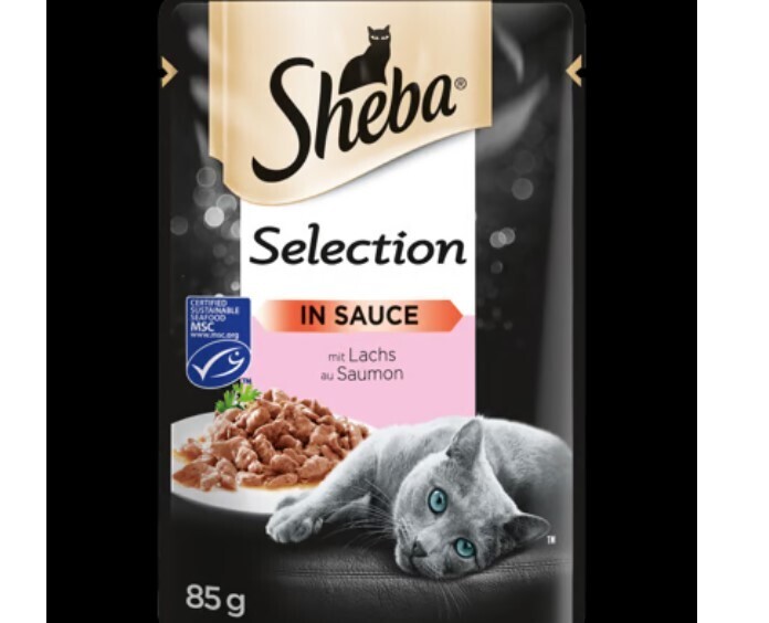 Sheba • Selection • in Sauce • mit Lachs