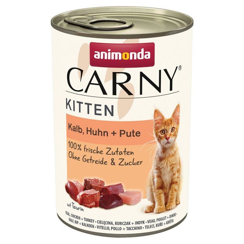 Animonda • Carny • Kitten • Kalb, Huhn & Pute