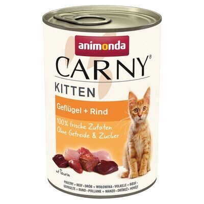 Animonda • Carny • Kitten • Geflügel & Rind