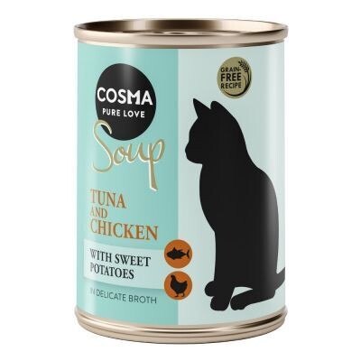 Cosma • Soup • in Delicate Broth • Thunfisch und Hühnchen mit Süßkartoffel