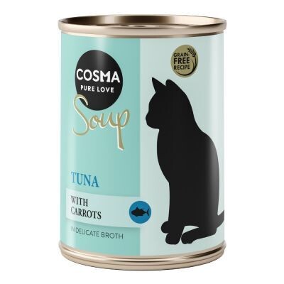 Cosma • Soup • in Delicate Broth • Thunfisch mit Karotte, vol.: Iepakojums 6 x 100 g