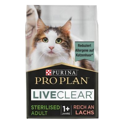 Purina • Pro Plan • LiveClear • Sterilised • Adult • Lachs