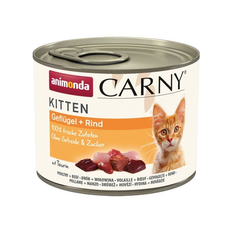 Animonda • Carny • Kitten • Geflügel & Rind