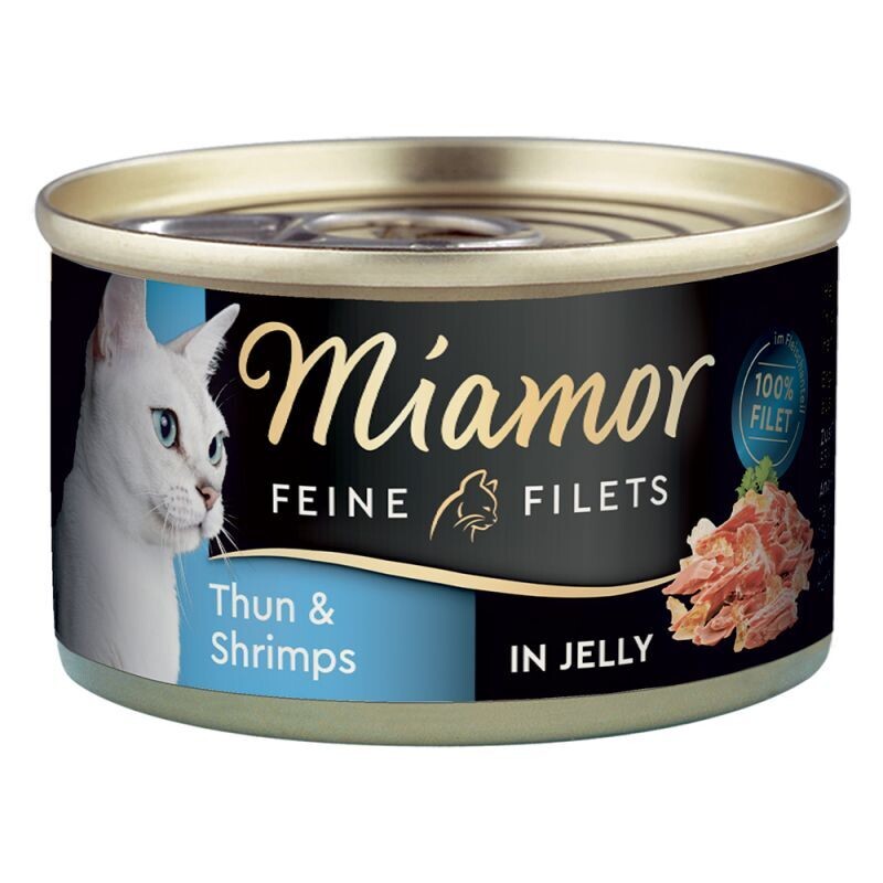Miamor • Fine Fillets • in Jelly • Thunfisch &amp; Shrimps