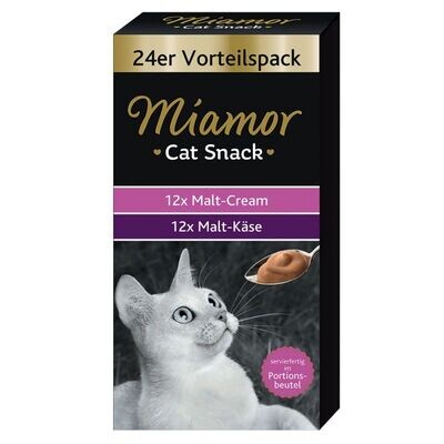 Miamor • Cat Snack • Malt Cream & Malt-Käse • Multibox