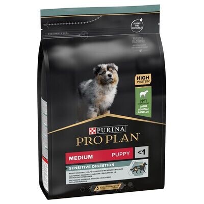 Purina • Pro Plan • Medium • Sensitive Digestion • Rich in Lamb • Puppy