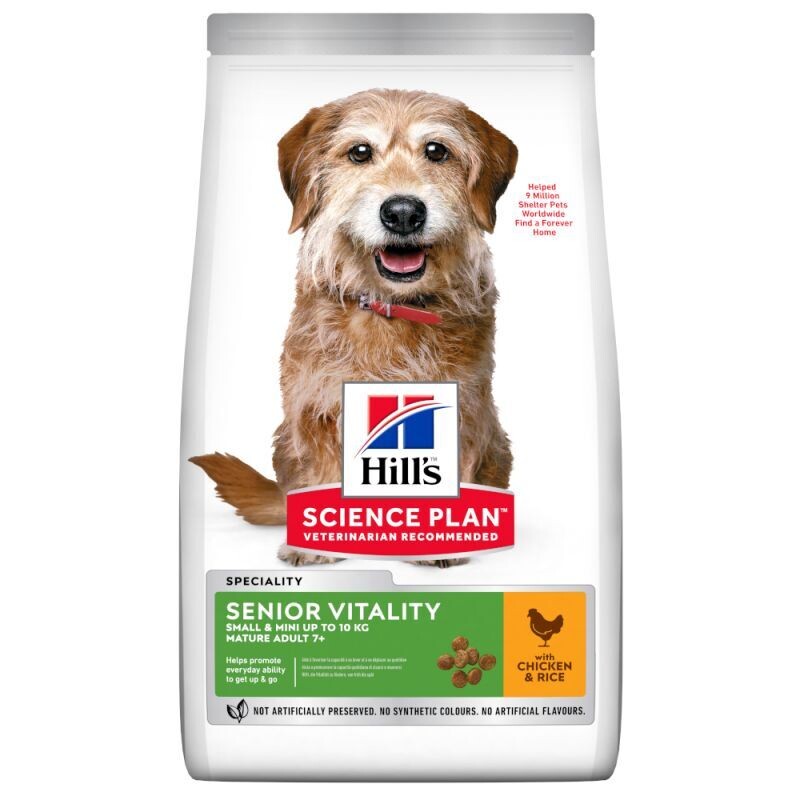 Hill's • Science Plan • Mature Adult Senior Vitality • Small & Mini • with Chicken