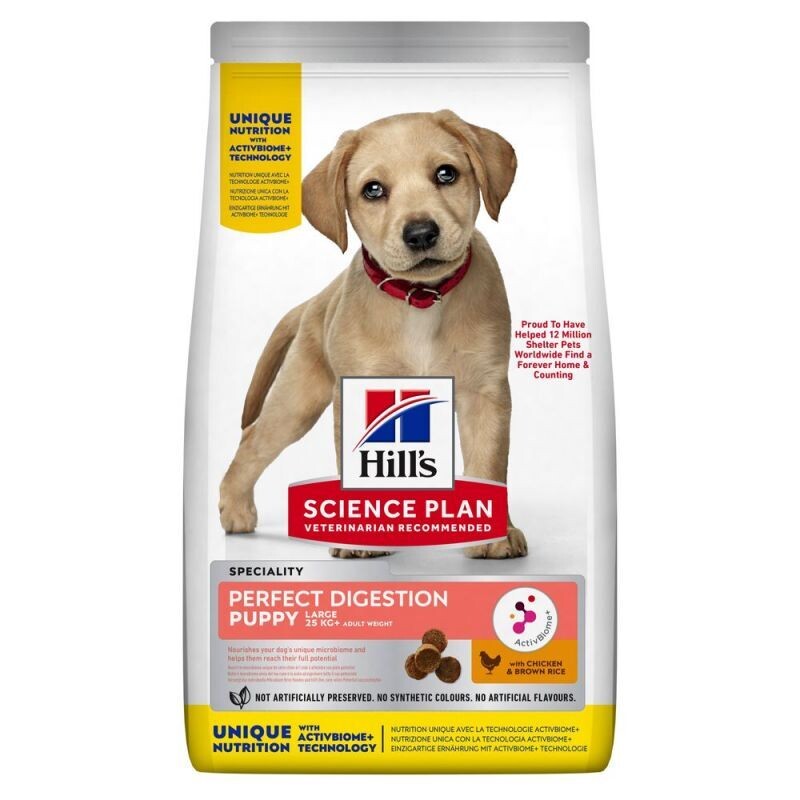 Hill&#39;s • Science Plan • Puppy &lt;1 • Large • Perfect Digestion • with Chicken
