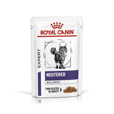 Royal Canin • Expert Feline • Neutered Weight Balance • Thin slices in gravy