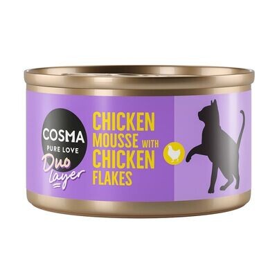 Cosma • DUO Layer • Hühnchenmousse mit Hühnchenstückchen