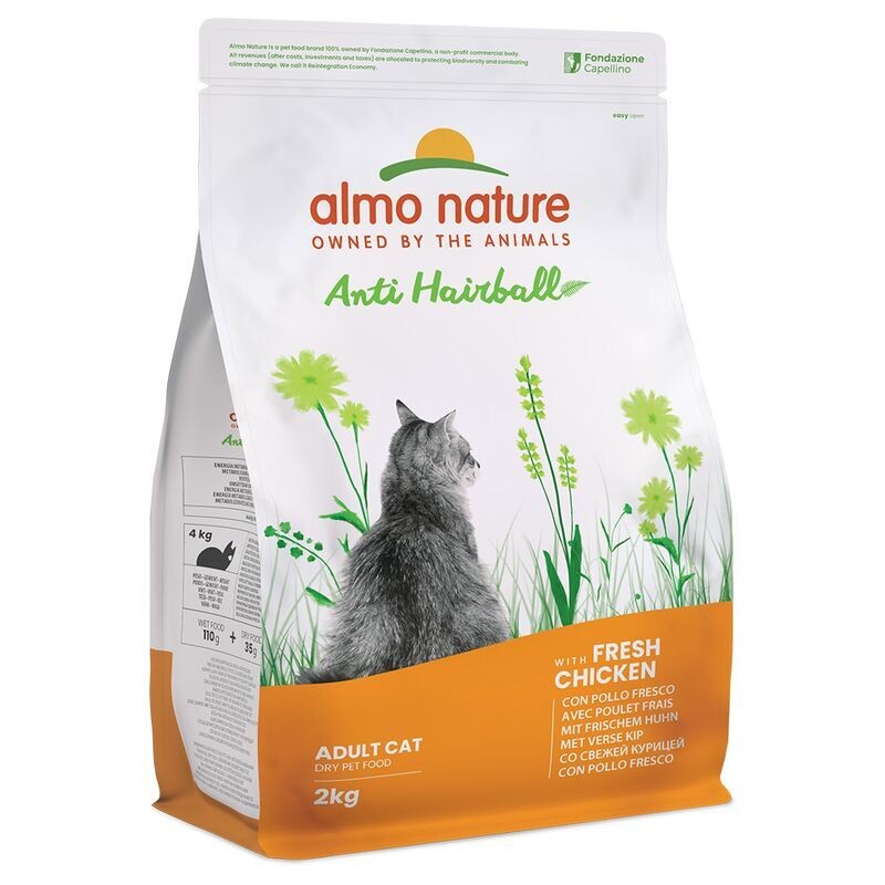 Almo Nature • Holistic • Anti Hairball • con Pollo Fresco