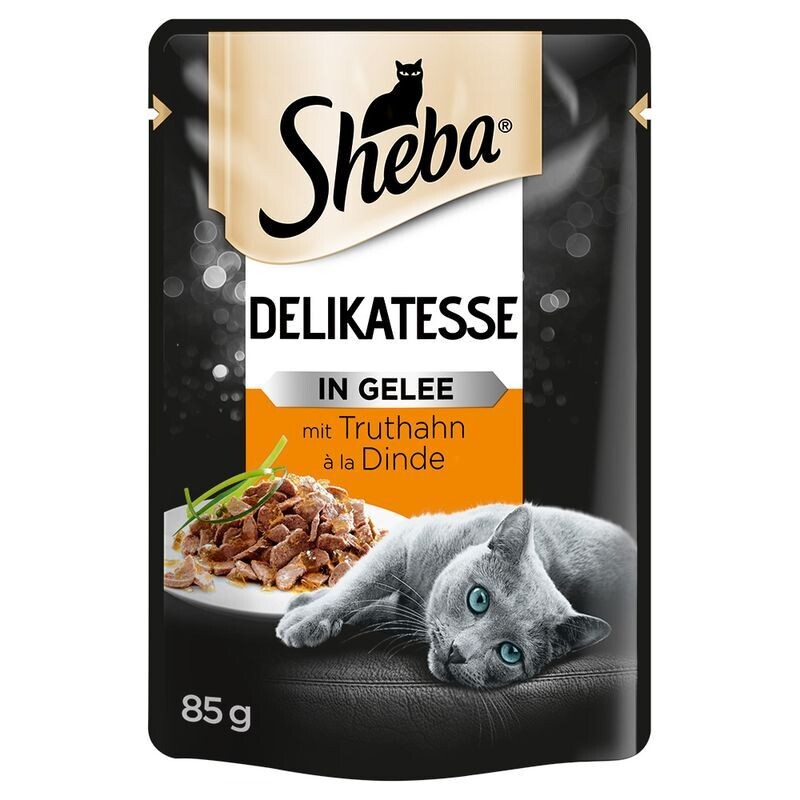 Sheba • Delikatesse • in Gelee • mit Truthahn