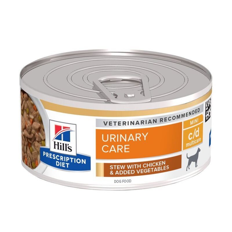 Hill&#39;s • Prescription Diet • Urinary Care • c/d Multicare • Stew with Chicken &amp; Added Vegetables, Vol.: Iepakojums 24 x 156 g