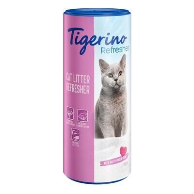 Tigerino Refresher Naturton-Deodorant für Katzenstreu - Babypowder
