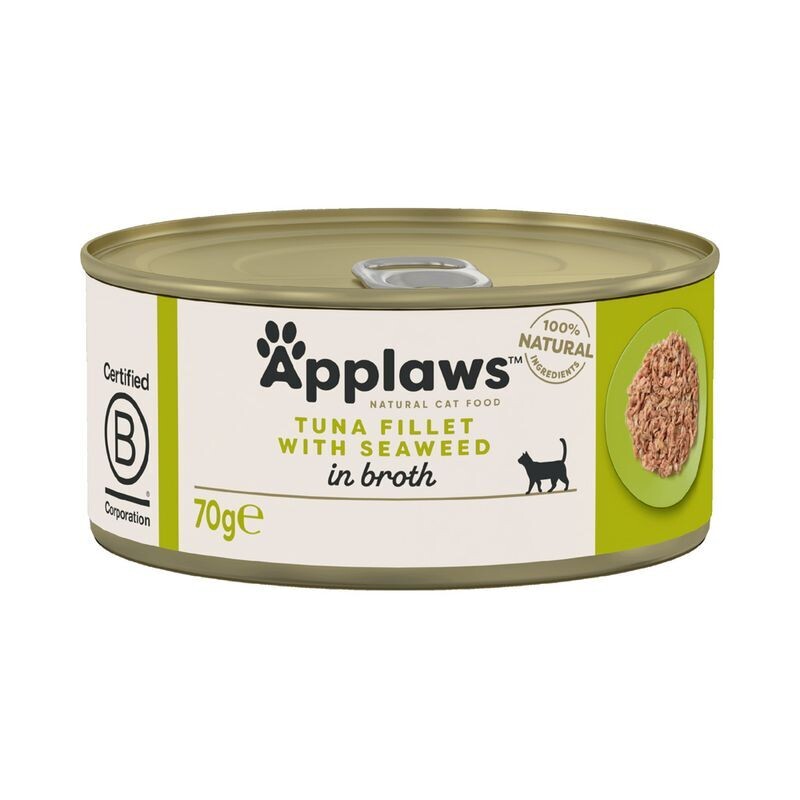 Applaws • in Broth • Tuna Fillet & Seaweed