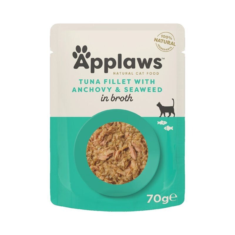 Applaws • in Broth • Tuna Fillet with Whole Anchovy