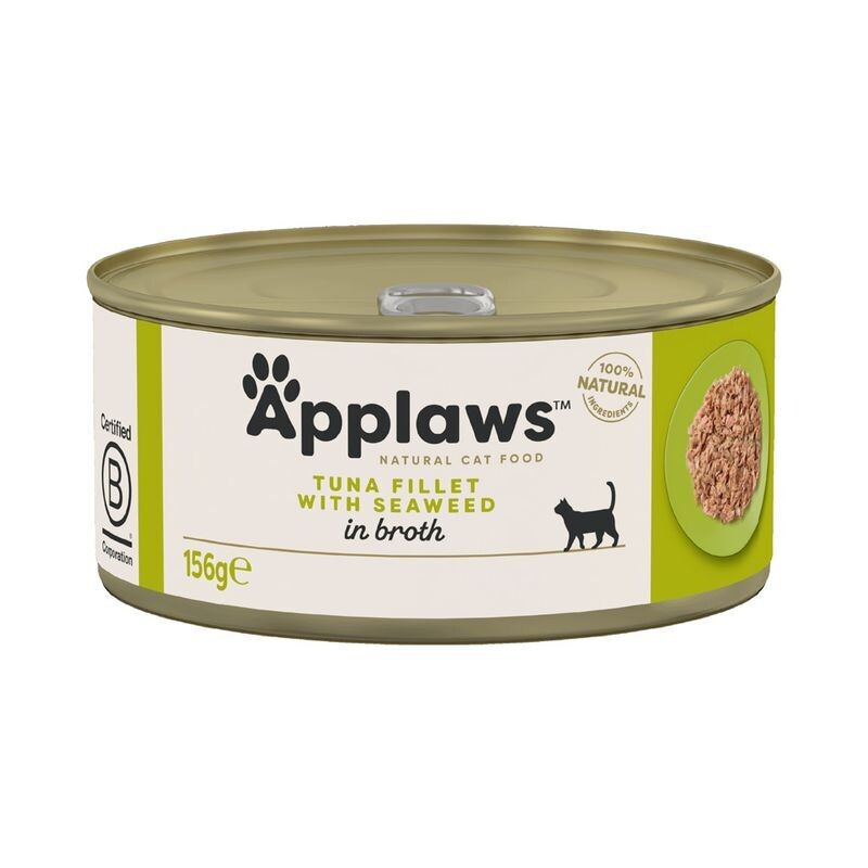 Applaws • in Broth • Tuna Fillet &amp; Seaweed