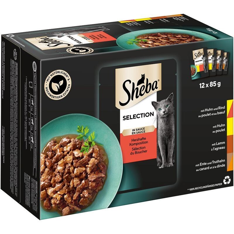 Sheba • Selection • in Sauce • Herzhalte Komposition