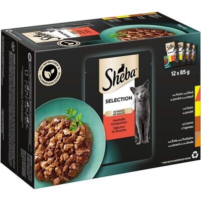 Sheba • Selection • in Sauce • Herzhalte Komposition