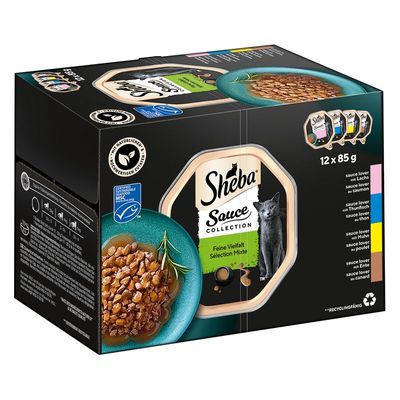 Sheba • Sauce Lover • in Sauce • Feine Vielfalt • 12 x 85 g.