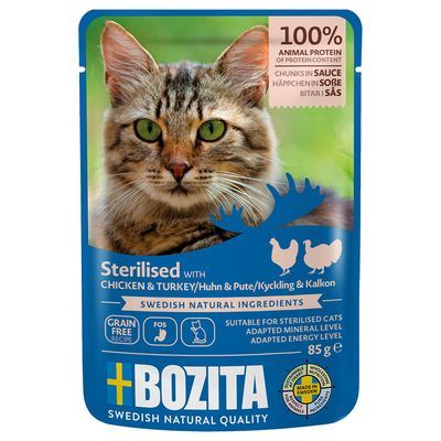Bozita • Chunks in Sauce •  Sterilised • Chicken &amp; Turkey