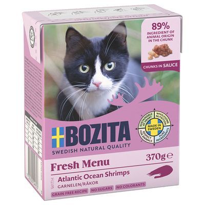 Bozita • Chunks in Sauce • with Shrimps
