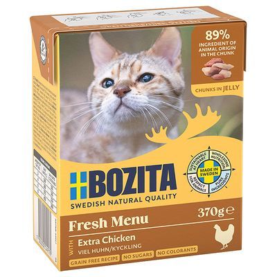 Bozita • Chunks in Jelly • with Extra Chicken