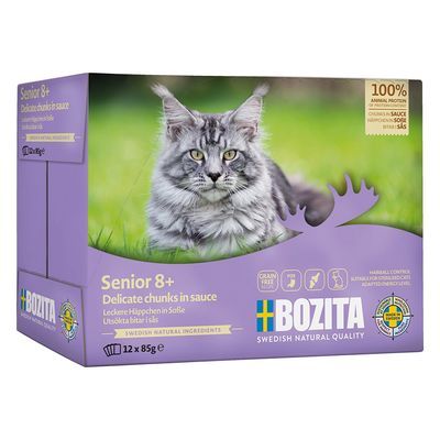 Bozita • Chunks in Sauce • with Beef • Senior