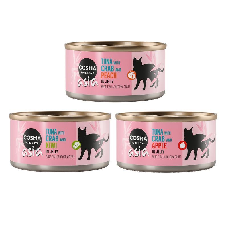 Cosma • Asia • in Jelly • Mix Box  • Tuna with Crab and Fruit