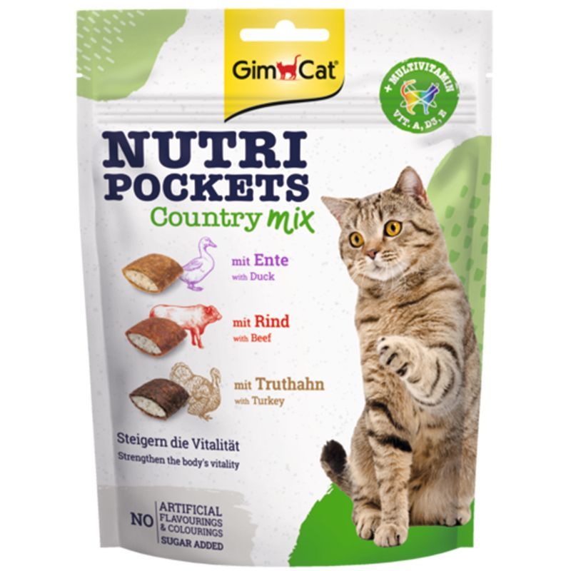 GimCat Nutri Pockets - Country Mix