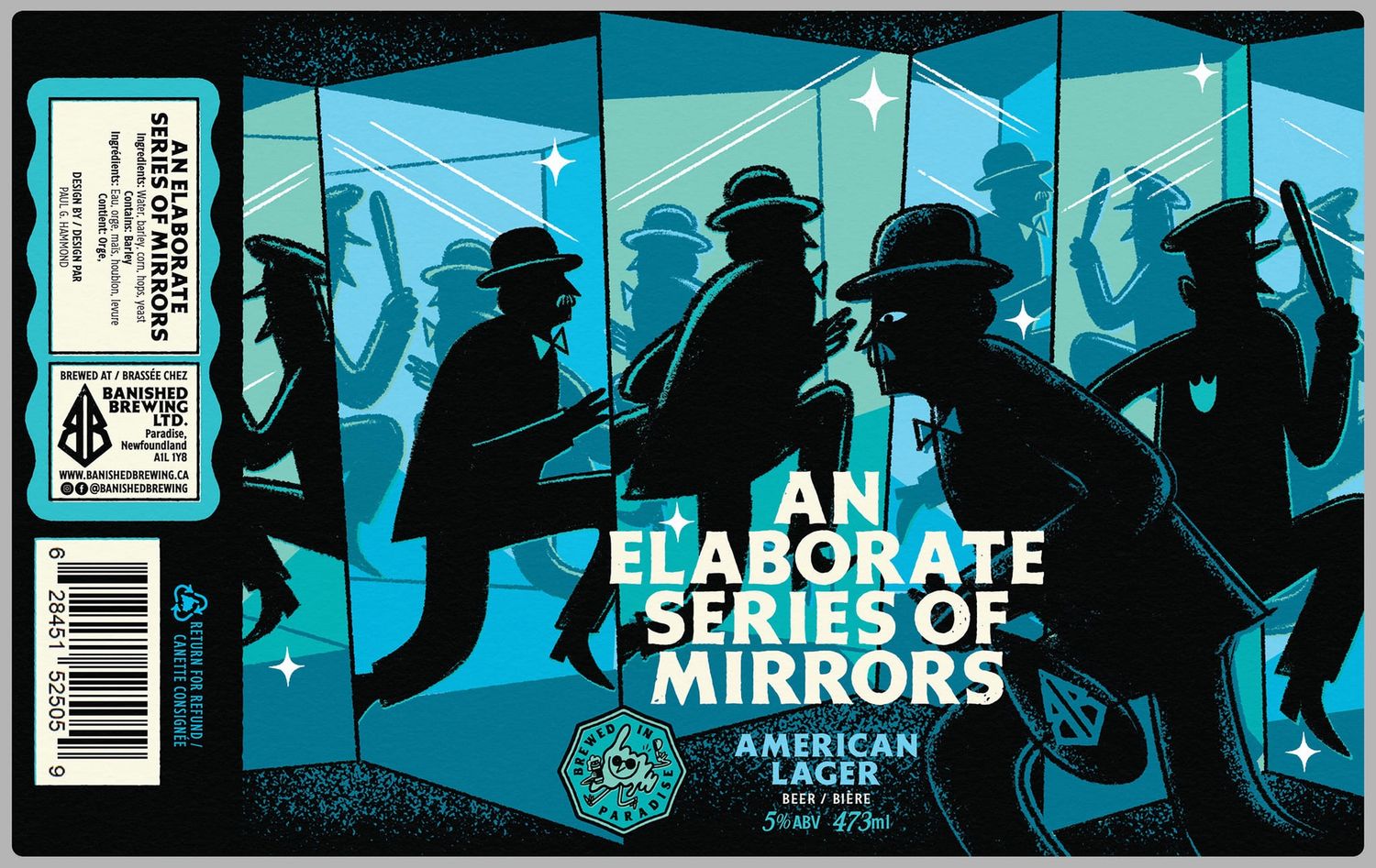 Banished Brewing Ltd 473ml, Flavour: An Elaborate Series of Mirrors
