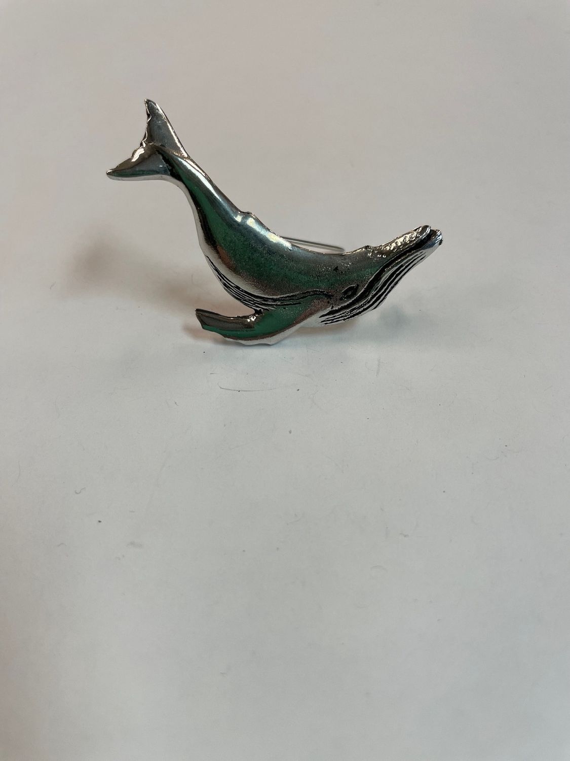 Whale Brooch Large
